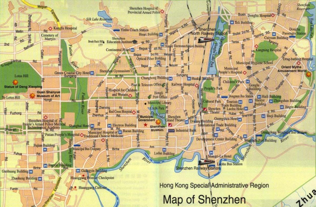Shenzhen world map