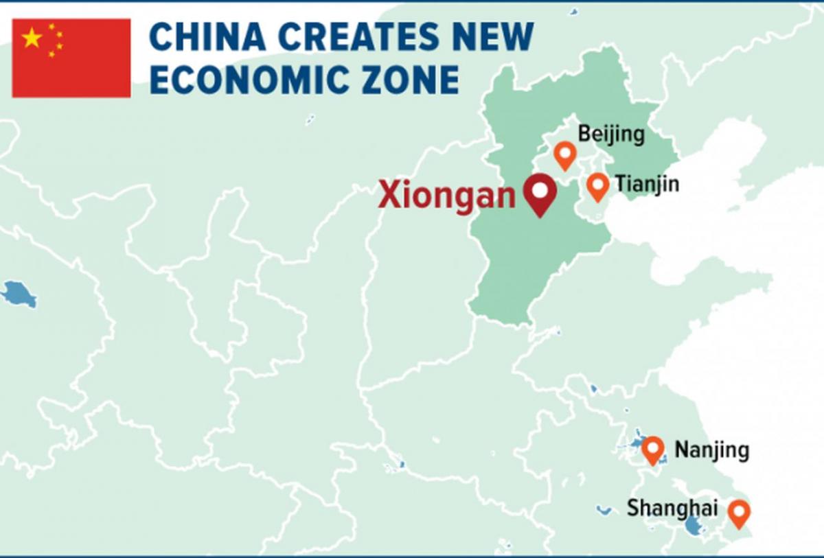 Karte von Shenzhen speziellen ökonomischen zone