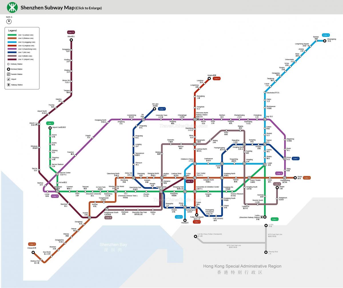 Shenzhen mtr anzeigen