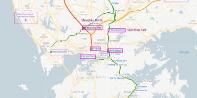 Szx airport Landkarte