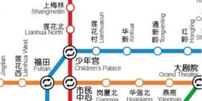 Karte von Shenzhen north station